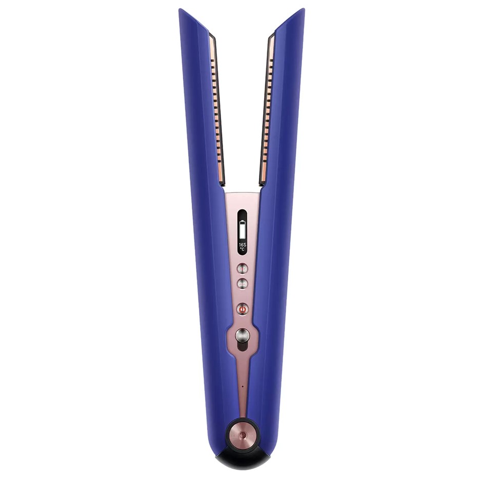 DYSON Corrale Straightener With Presentation Case, Vinca Blue / Rose. Im