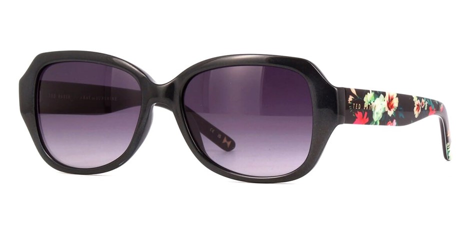TED BAKER Polarised Sunglasses, 56-17-140, 1606 001P Black. NB:damaged pack