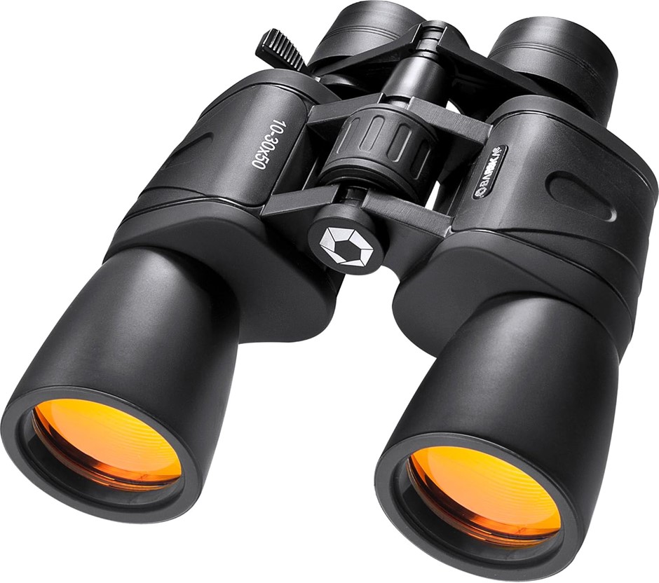 BARSKA Gladiator Zoom Binoculars for Birding, Hunting, Concerts, Travel, Op