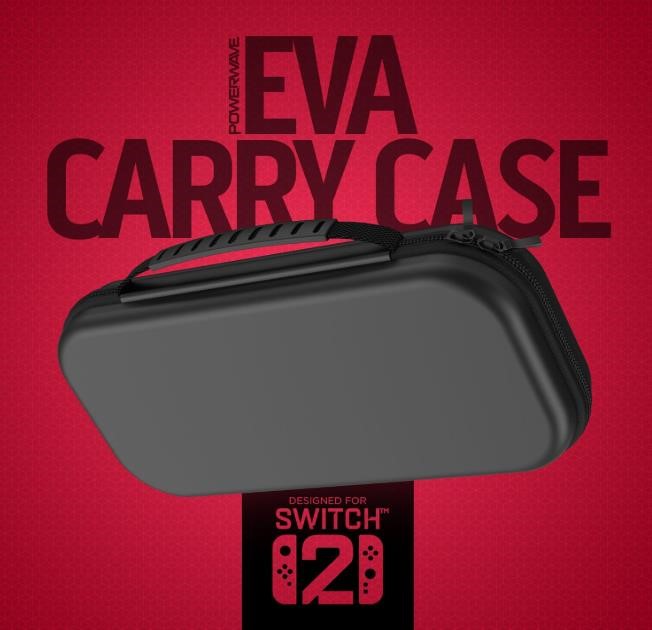 Powerwave EVA Carry Case for Nintendo Switch 2, Durable EVA Material, 10 Ga