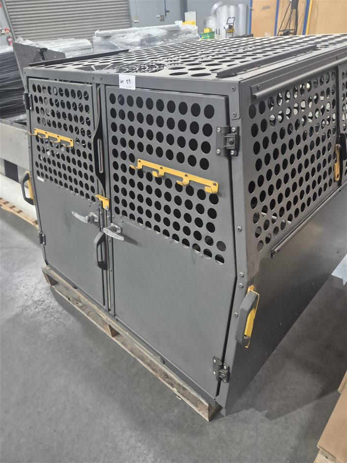 1- Dog K9 Animal Transport Enclosure