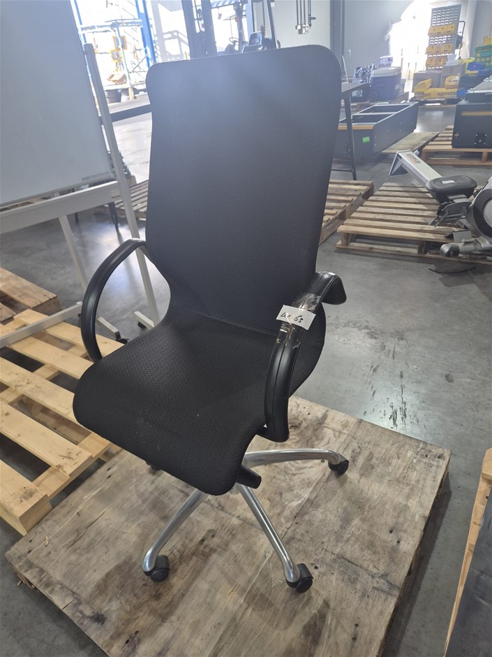1 Premium Executive Black Hi Back Swivel Chair