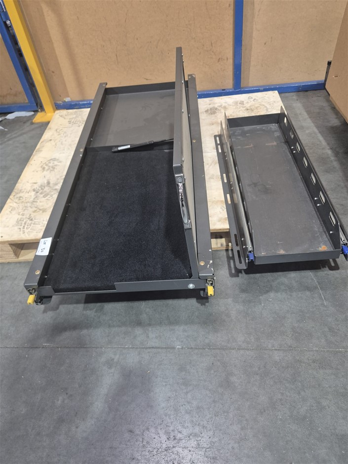 2 HD Fridge/Equipment Slides Including Folding Whiteboard.