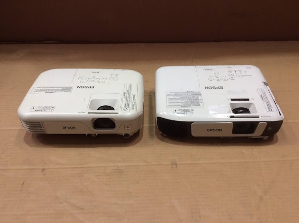 Epson EB-S110&EB-W42 3LCD Projectors (Lot of 2)