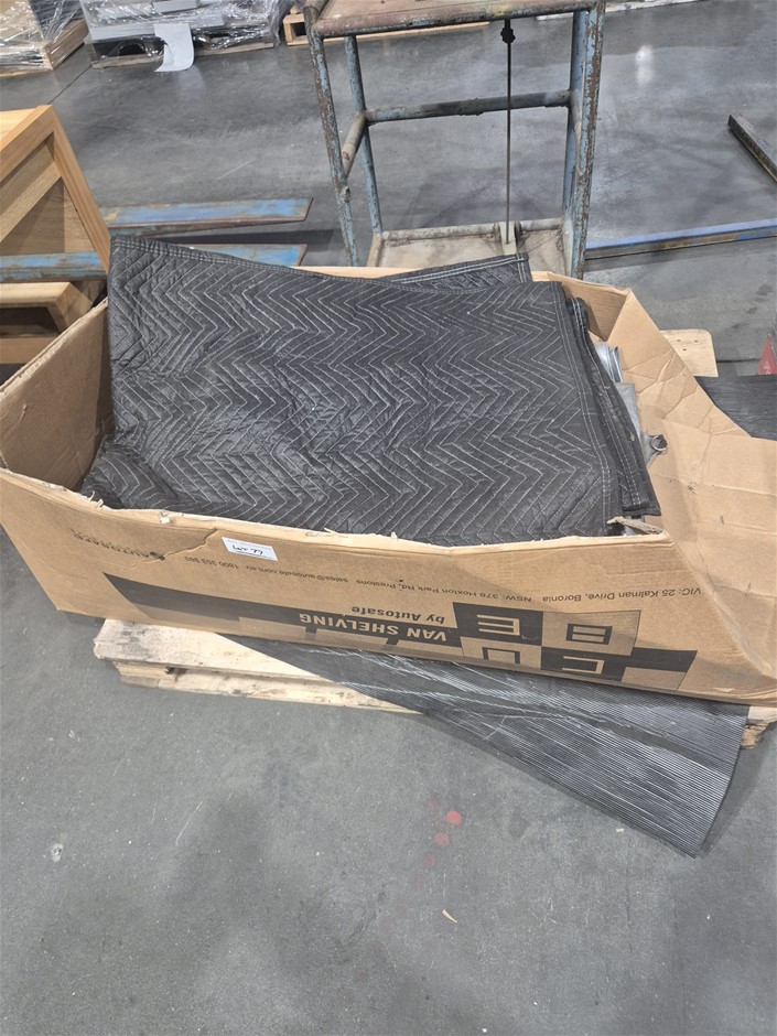 1 Pallet of Tarps and Moving Blankets