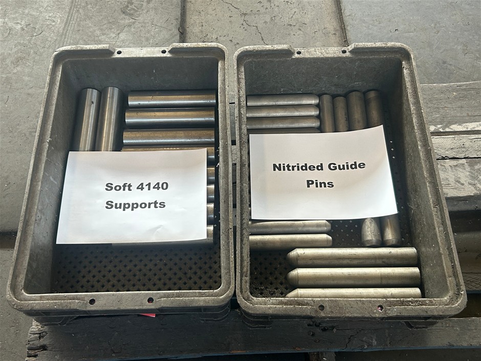 2x Crates of Soft 4140 Supports & Nitrided Guide Pins