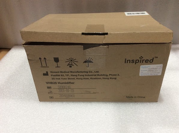 Inspired VHB20 Series Heated Humidifier - New
