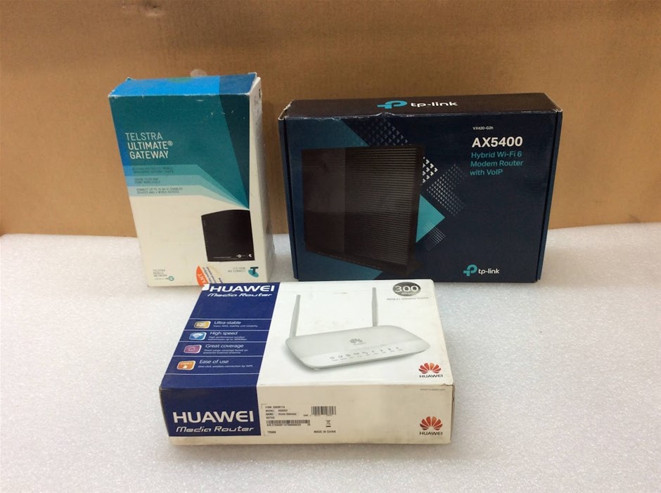 Telstra Ultimate Gateway + TP-Link VX420-G2H AX5400 Wi-Fi 6 + Huawei HG532F