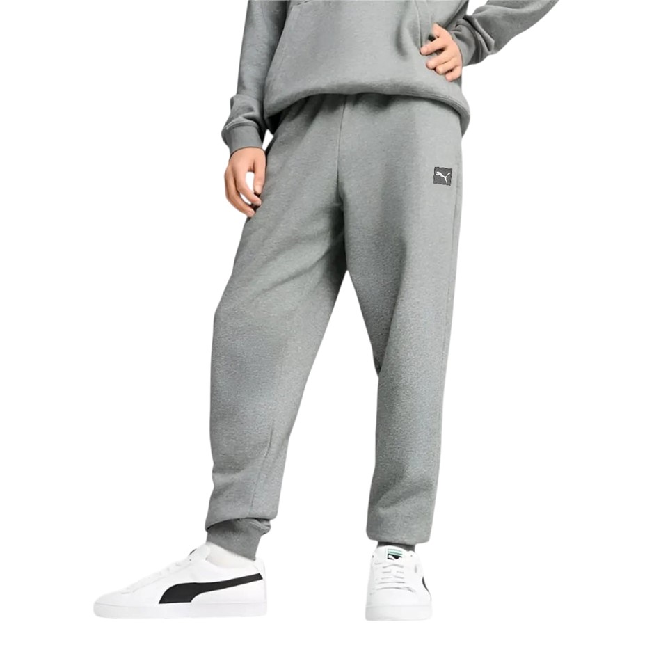 PUMA Men's ESS Elevated Fleece Pants, Size S, Medium Grey Heather (03), 199