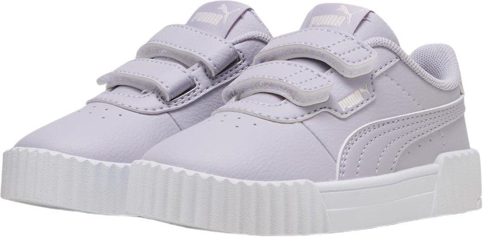 PUMA Girls' Carina 3.0 Velcro Infant Sneakers, US6C/EU22, Lilac Crush-Jasmi