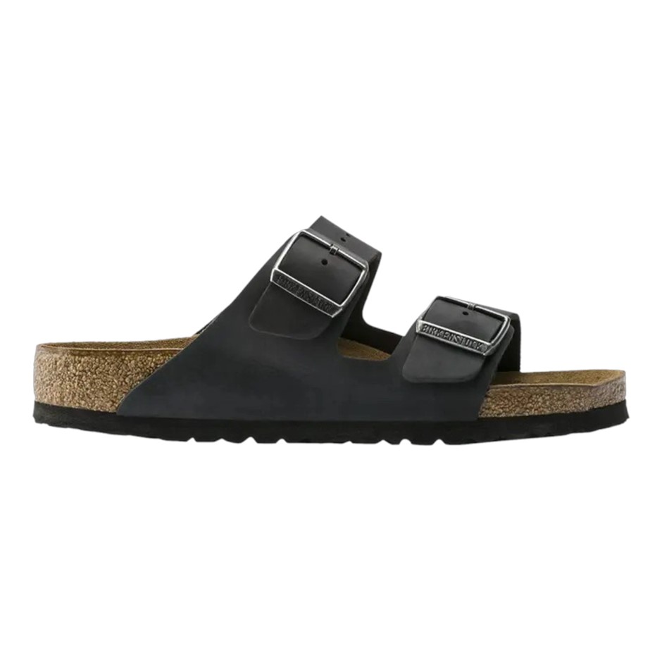 BIRKENSTOCK Arizona BS Oiled Sandals, Size 39 (US w8/m6), Black, 0752481. N