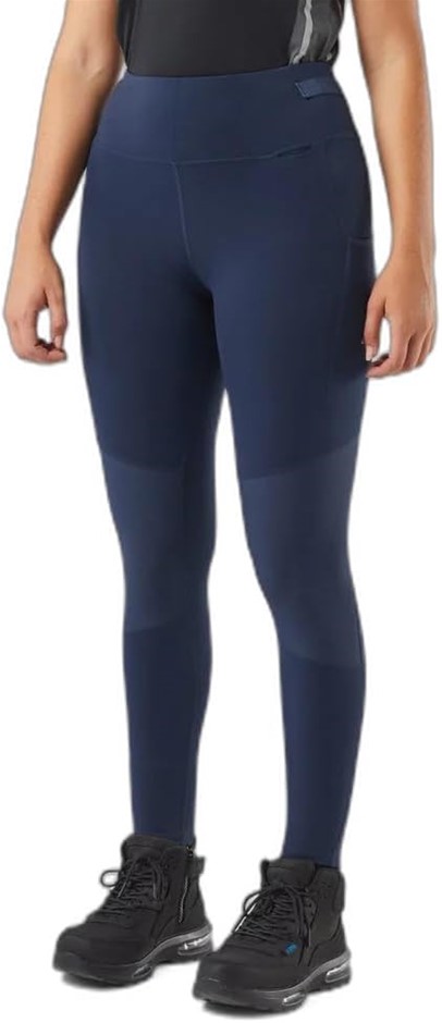 BAD WORKWEAR Women's Adapt™ Work Leggings, Size 14, Navy, T27.