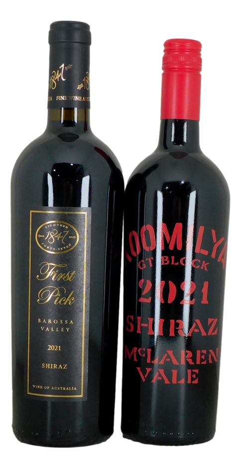 0018-10743482 · Mixed Shiraz Pack 2021 (6x 750mL), SA.