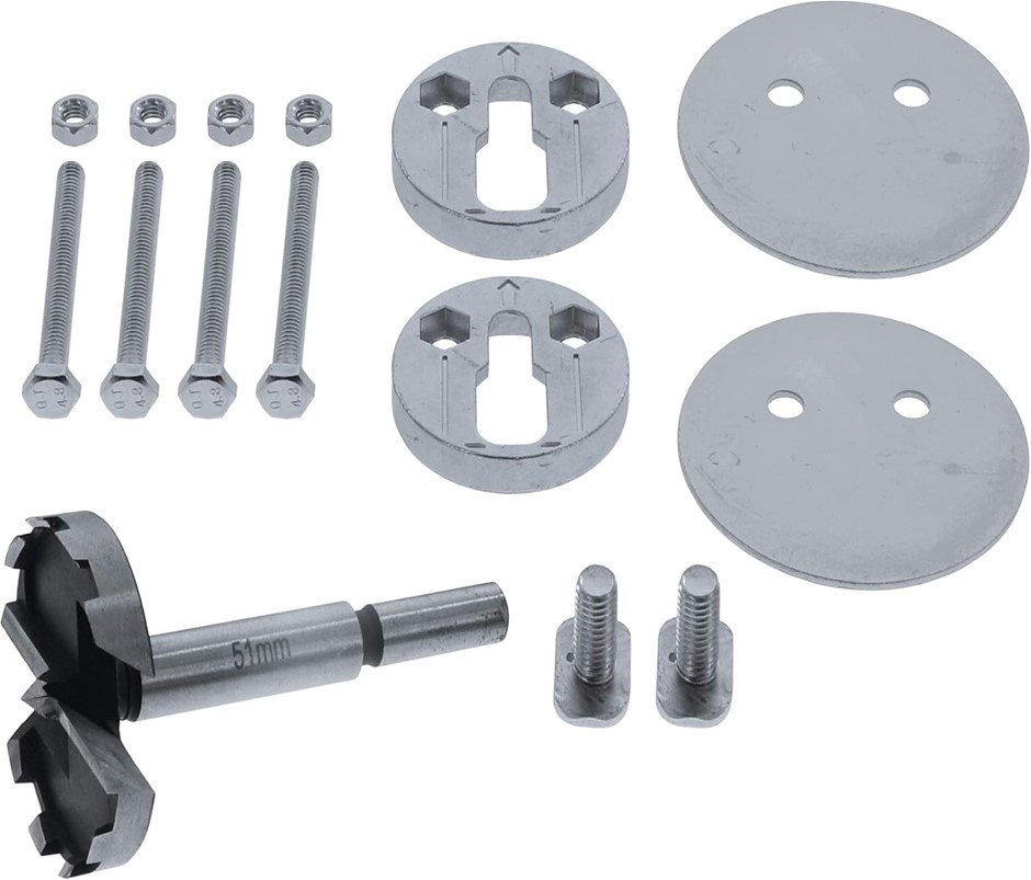 2 x MILESCRAFT Workbench Hold Down Clamp Anchors 2-Pieces.