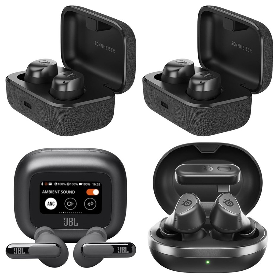 4 x Wireless Earbuds. 2 x SENNHEISER Momentum True Wireless 4 ANC. 1 x JBL