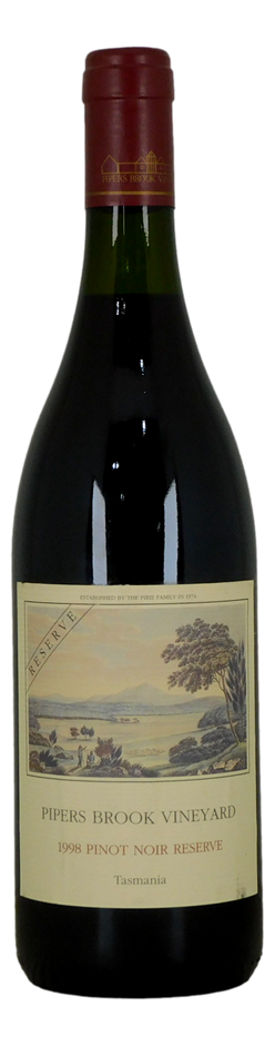 Pipers Brook Reserve Pinot Noir 1998 (1x 750mL), Tasmania.