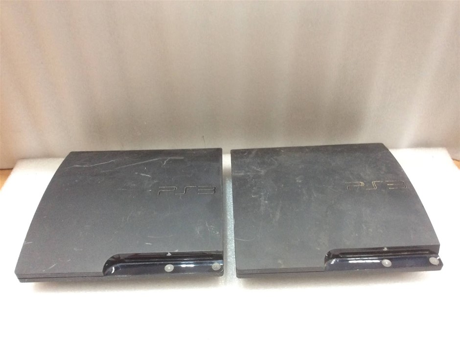 Sony CECH-2002A PlayStation 3 Consoles (Lot of 2)