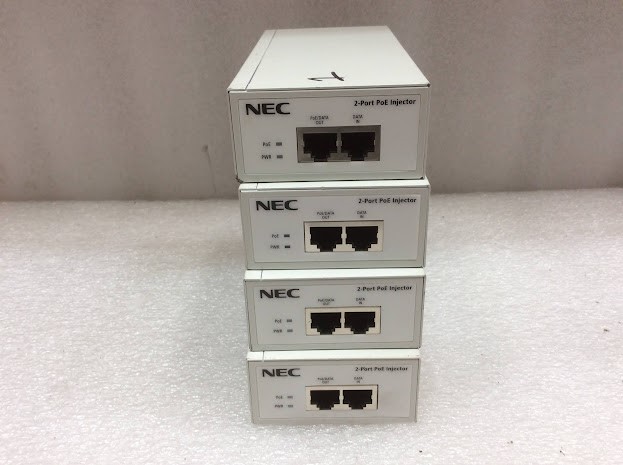 NEC PoE-Y UNIT 2-Port PoE Injector (Lot of 4)