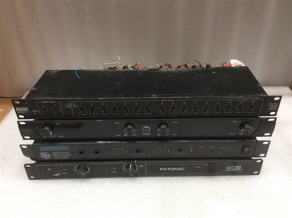 Mixed Rane DA216A + G-Mark G440 + ILD252 + Phonic MAX250 System