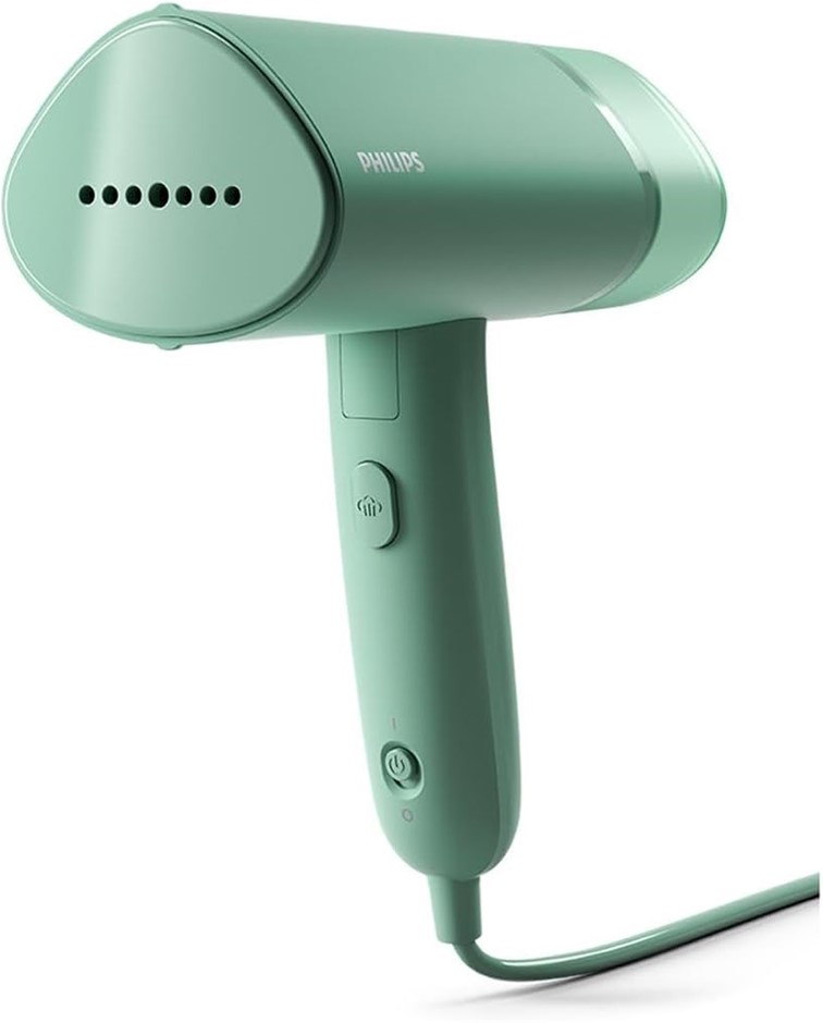PHILIPS 3000 Series Handheld Steamer, Green (STH3010/70). NB: Used, No Box