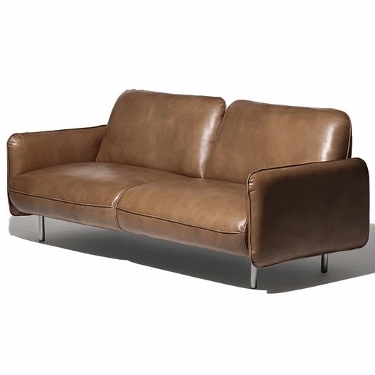 Matt Blatt United Strangers College Soda 2 Seater Sofa (Diesel Dark Brown L