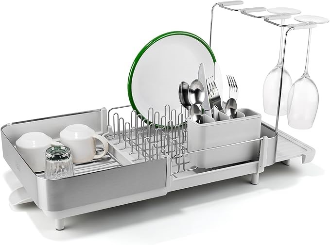 Joseph Joseph Extend Steel Plus Extendable Dish Rack Steel, Small to Large