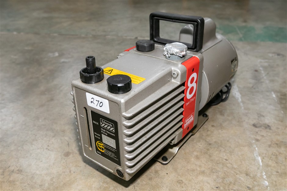 Vacuum Pump Dual Stage Oil Rotary Vane High Displacement