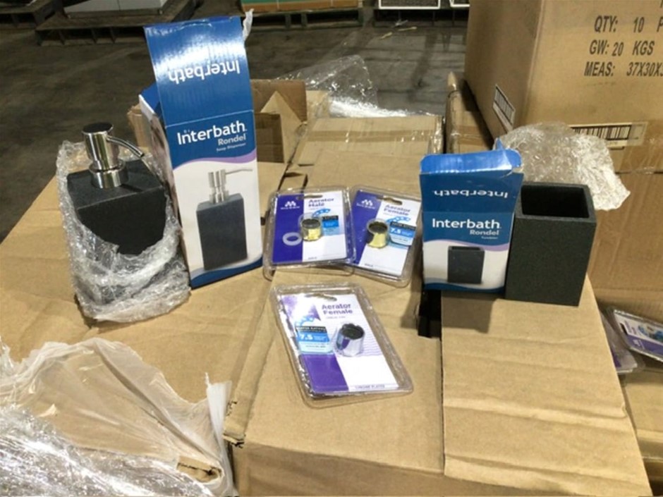 Qty of Bathroom Accessories & Tap Fittings, Pallet