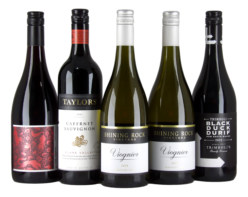 Mixed Wine Pack (5x 750mL) Aus