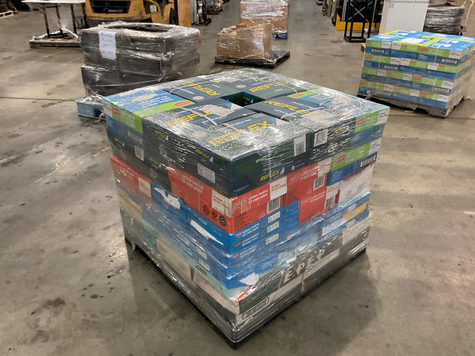 <p>Pallet of Assorted Paper</p>