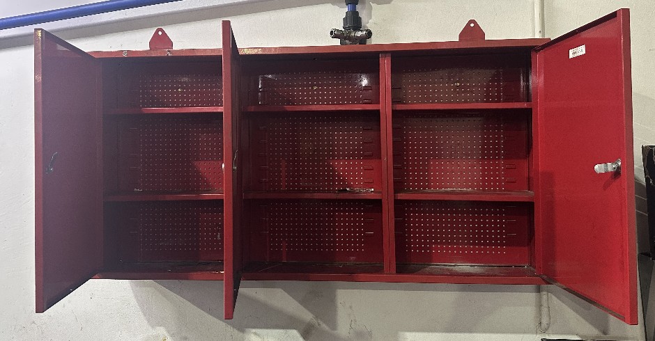 <p>3-Door Wall Tool Cabinet</p>