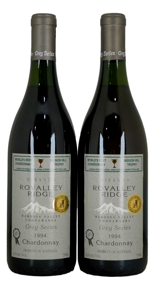 Miranda Rivalled Ridge Grey Series Chardonnay 1994 (2x 750mL)