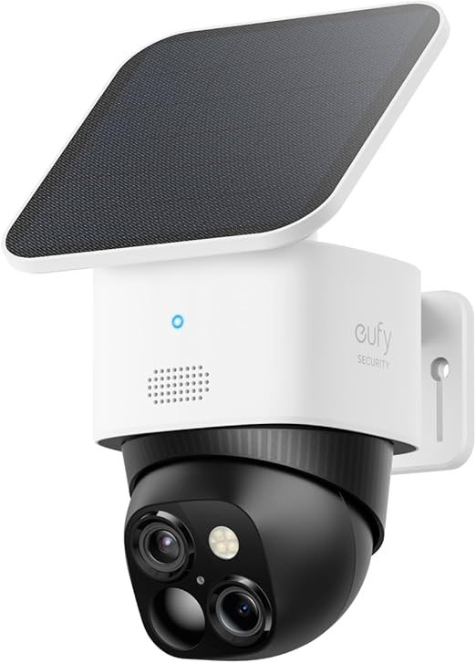 EUFY Security SoloCam S340, Solar Security Camera, Wireless Outdoor Camera,
