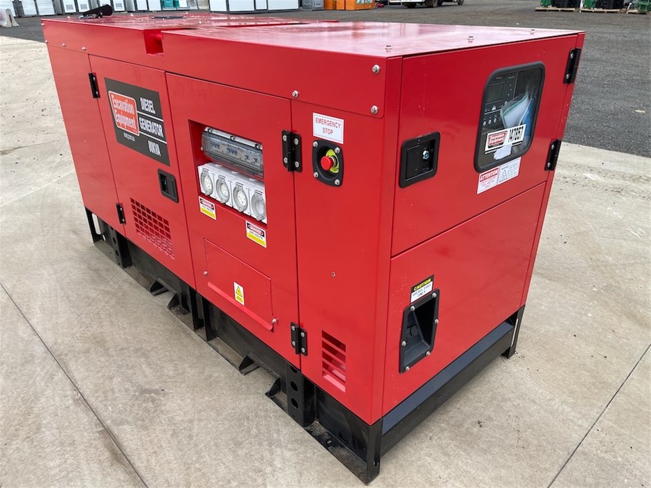 Silenced 80kVA Generator (Unused)