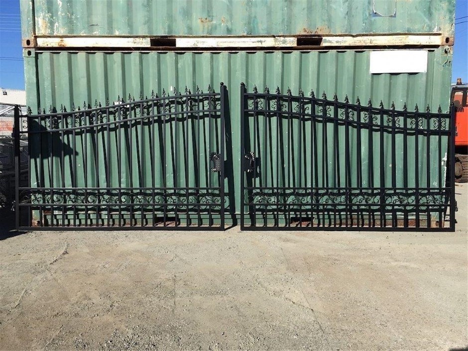 Set of 2 Wrought Iron Style Gates(Unused)