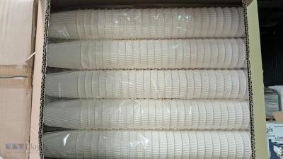 PT-DBK 08 Plain, Ripple Hot Cup 8oz - White, Quantity: 500pcs