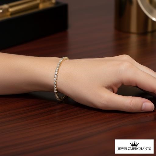 22K/Italy Gold Filled Bracelet -(stamped 22K/Italy)