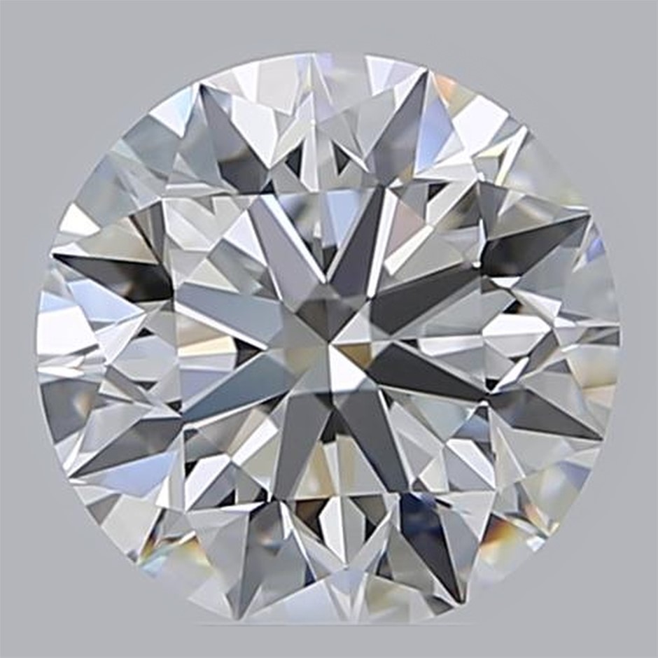 4.54 Carat Round brilliant Diamond F/VVS2