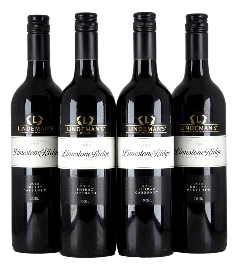 Lindeman's Limestone Ridge Shiraz Cabernet 2012 (4x 750mL), Coonawarra