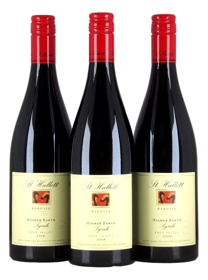 St Hallett Higher Earth Syrah 2018 (3x 750mL), Barossa