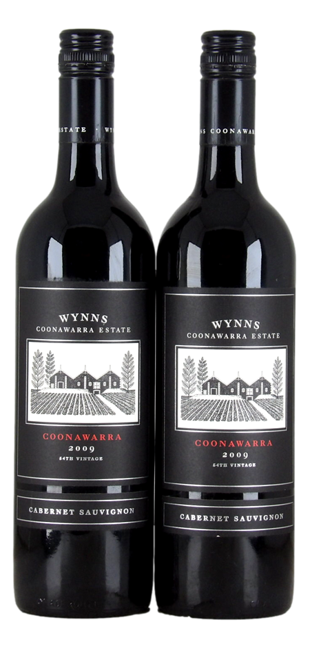 Wynns Coonawarra Cabernet Sauvignon 2009 (2 x 750mL), SA