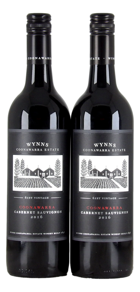 Wynns `Black Label` Cabernt Sauvignon 2016 (2x 750ml), Coonawarra. Screwcap