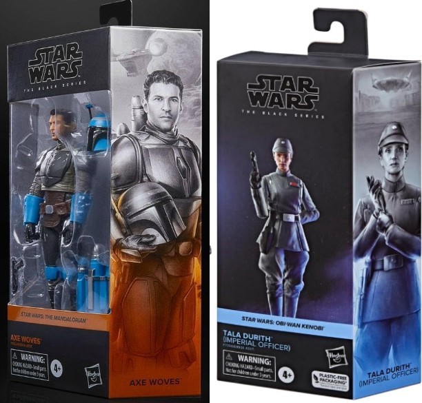 BUNDLE of STAR WARS The Black Series Axe Woves AND Tala (Imperial Officer),