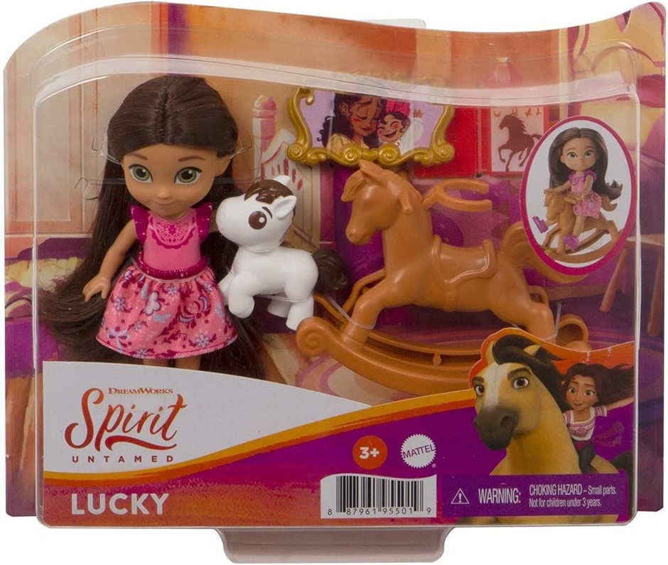 2 x MATTEL Spirit Untamed Young Lucky Doll, 10.16-cm, Ages 3 Years Old & Up