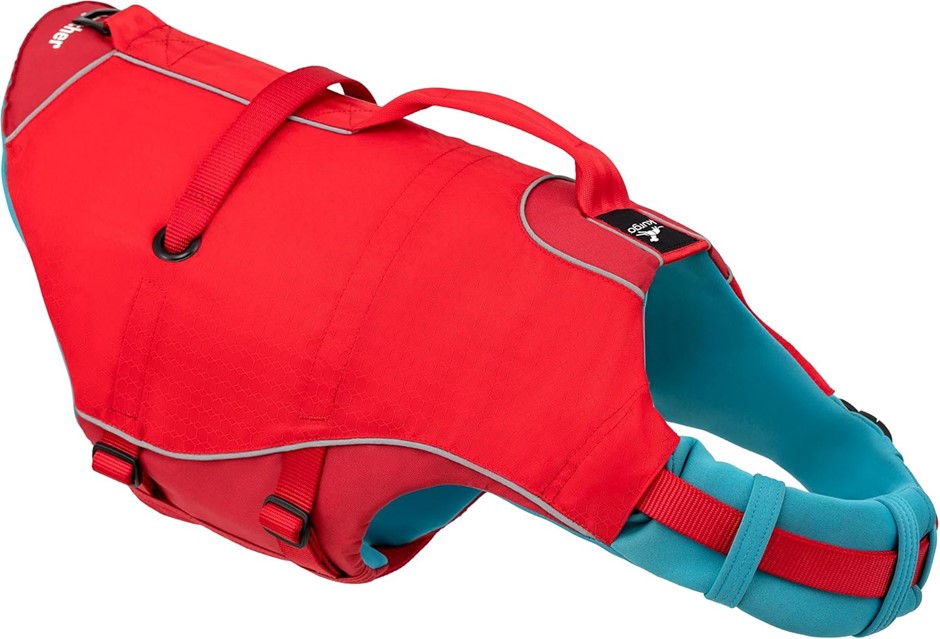 Kurgo Surf n’ Turf Dog Life Jacket, Dog Life Vest for Swimming, Floatation