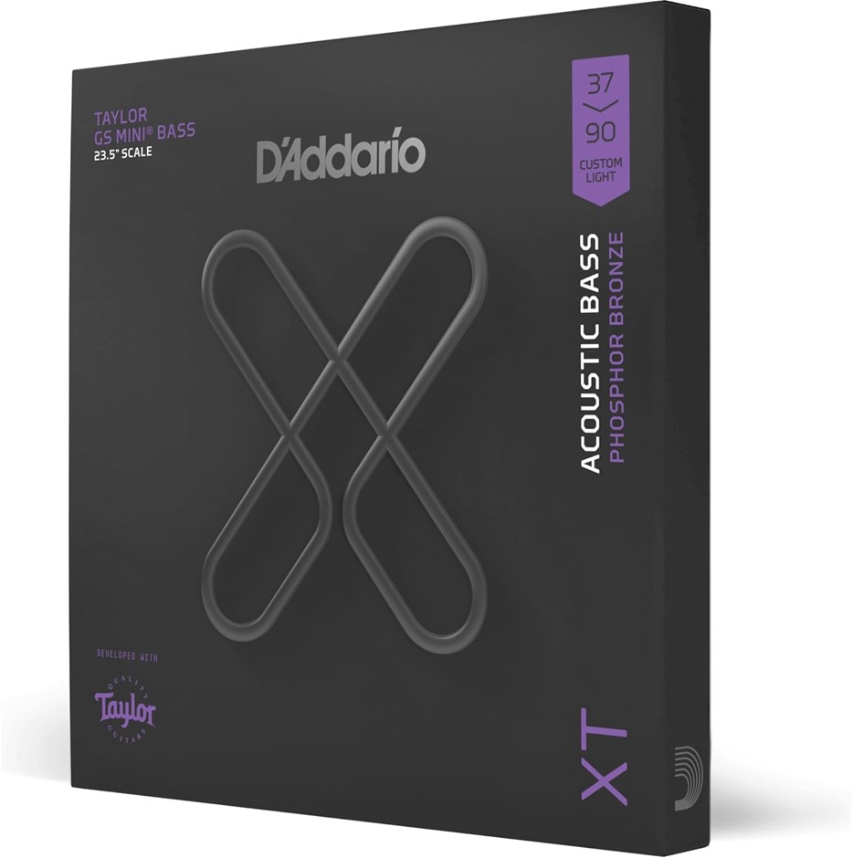 D'Addario Coated Acoustic Bass Guitar Strings - XTB3790GS - XT Bass Phospho