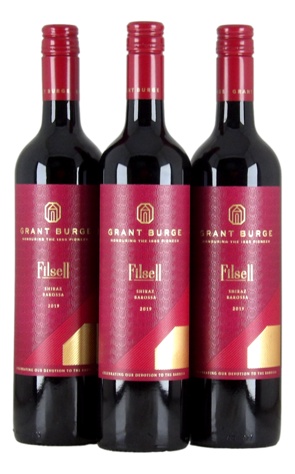 Grant Burge Filsell Shiraz 2019 (3x 750mL), Barossa, SA.