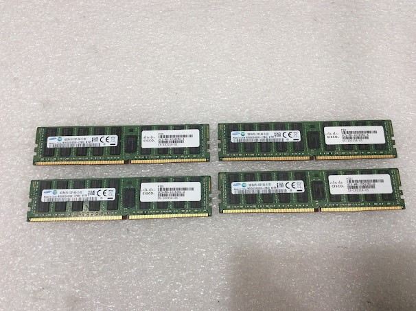 Cisco UCS-MR-1X162RU-A 16GB 2Rx4 PC4-2133P Memory Module (Lot of 4)