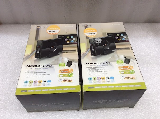 Hotway HM2-SU2TV Media Player for 2.5" SATA I/II Hard Drive New (Lot of 2)