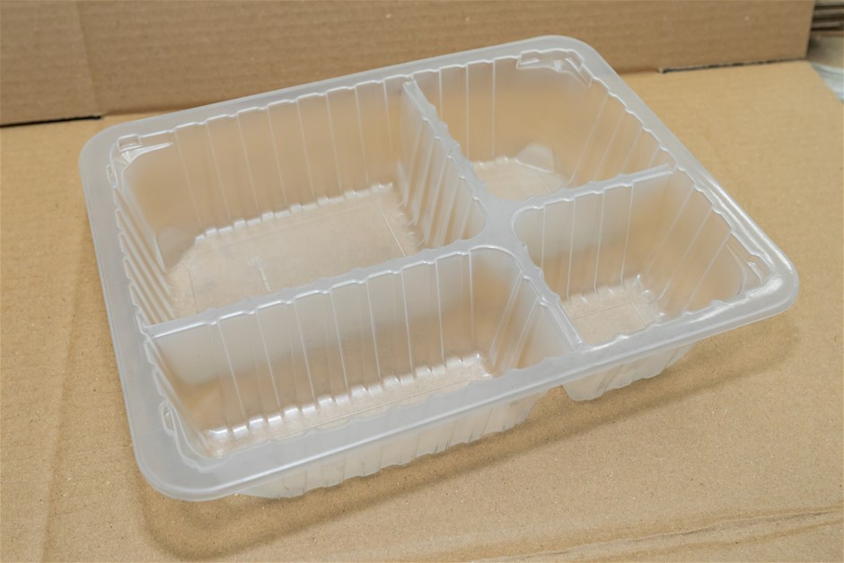 Eco Food-Pak D11X9X70-4 Map Trays Clear Unused in Boxes